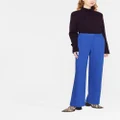 Victoria Beckham high-waisted straight trousers - Blue