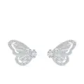 De Beers Jewellers 18kt white gold Portraits of Nature diamond earrings - Silver