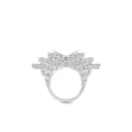 De Beers Jewellers 18kt white gold Enchanted Lotus diamond cocktail ring - Silver