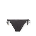 Jimmy Choo Ariah logo-print bikini bottoms - Black