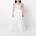 Jenny Packham Oskari crystal-embellished gown - White