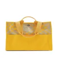 Burberry plaid-check cotton tote bag - Yellow
