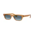 Oliver Peoples Birell square-frame sunglasses - Brown