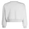 izzue rhinestone-embellished crew-neck sweatshirt - Grey