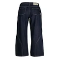 izzue cut-out straight-leg jeans - Blue