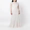 Jenny Packham Hedda sequin-embellished tulle gown - White