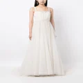 Jenny Packham Astrid embellished-tulle bridal gown - White