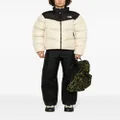 The North Face Saikuru logo-embroidered quilted jacket - Neutrals