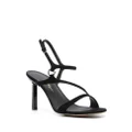 Ferragamo Gancini 85mm suede sandals - Black