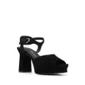 Ferragamo Gancini platform sandals - Black