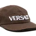 Versace logo-print baseball cap - Brown