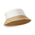 Jimmy Choo Renata monogram-jacquard bucket hat - White