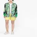 adidas by Stella McCartney abstract-print track jacket - Green