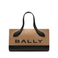 Bally Bar Keep On logo-print tote - Brown