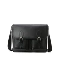 Ralph Lauren Purple Label Welington leather messenger bag - Black