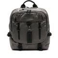 Premiata Venture logo-plauqe backpack - Grey