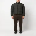 Canali zip-up padded jacket - Green