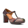 Chie Mihara Yarmin 100mm leather pumps - Brown
