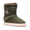 Moncler Gaia Pocket padded snow boots - Green