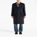 ETRO single-breasted cargo-pocket coat - Black