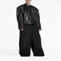 Balenciaga Deconstructed zip-up jacket - Black