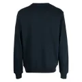 Emporio Armani logo-print cotton sweatshirt - Blue