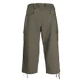 White Mountaineering high-waist straight-leg trousers - Green