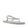 Alexander Wang logo-print thong sandals - Grey