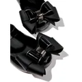 Mini Melissa Ultragirl Sweet bow-detail ballerina shoes - Black