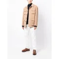 Brunello Cucinelli patch-pocket wool shirt jacket - Brown