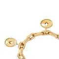 Burberry Hollow-medallion gold-plated bracelet