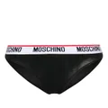 Moschino logo-band cotton-blend briefs (pack of two) - Black