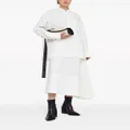 Jil Sander drop-shoulder linen shirt - White