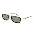 Chopard Eyewear logo-engraved square-frame sunglasses - Black