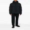 Zegna drawstring-hooded padded jacket - Black