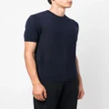 Emporio Armani crew neck short-sleeved jumper - Blue