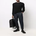 Emporio Armani fine-knit cashmere jumper - Black