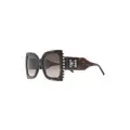 Carolina Herrera oversized sunglasses - Brown