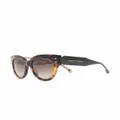 Carolina Herrera round-frame sunglasses - Brown