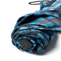 Mackintosh AYR check-pattern automatic telescopic umbrella - Blue
