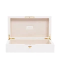 Rapport Tuxedo Collection jewellery box - White