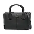 Tod's mini Di leather tote bag - Black