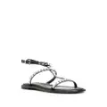 Michael Kors crystal-embellished buckle-fastening sandals - Black