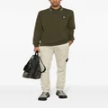 Stone Island tapered cotton-blend cargo trousers - Neutrals