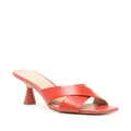 Michael Kors Clara 80mm leather mules - Red