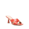 Michael Kors Clara 80mm leather mules - Red