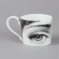 Fornasetti printed mug - Black