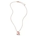 David Yurman 18kt rose gold diamond Chatelaine pendant necklace