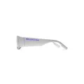 Balenciaga Eyewear logo-print sunglasses - Silver