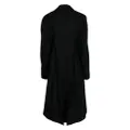 Yohji Yamamoto wool double-breasted coat - Black